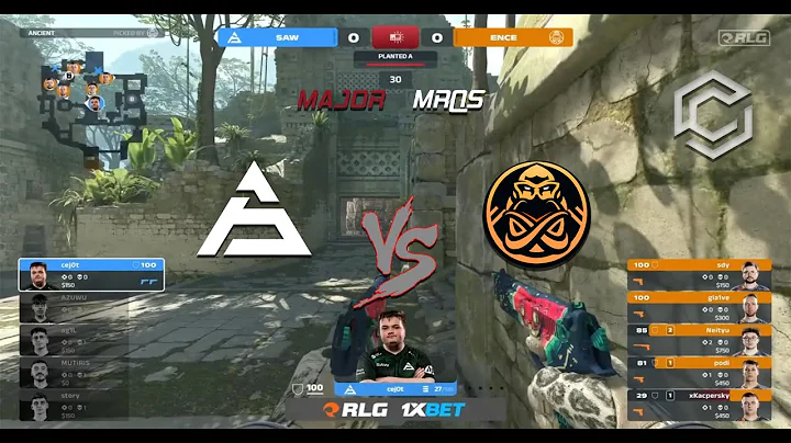 LOSER IS OUT! SAW vs ENCE - Official Highlights - CS GoldLit 2025 Austin MRQ Europe