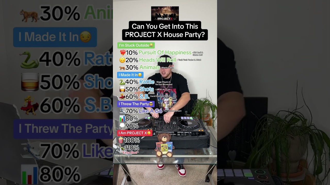 Can You Get Into This PROJECT X House Party? Song Challenge! 📈🏠 (Part 2)