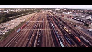 FPV test: Hbgb rail yard from above