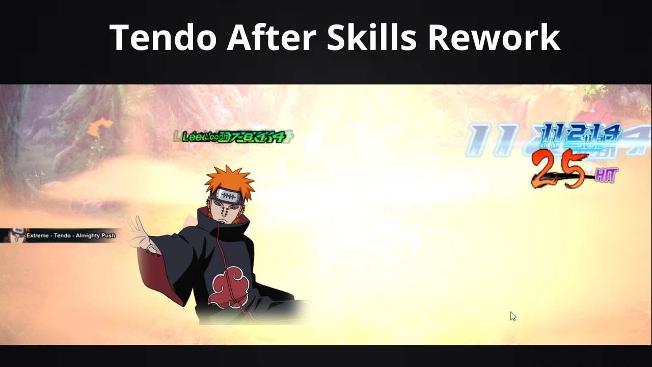 Naruto Online - Tendo 6p After Skills Rework - YouTube