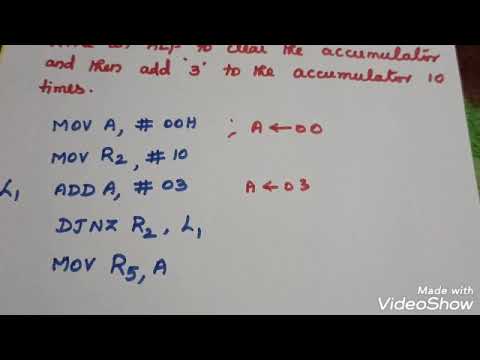 Simple program using 8051/Add 3 to Accumulator 10 times