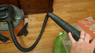 Big Joe Bean Bag Filling Hack: Shop Vac Used To Blow Bean Bag Filler Into  Bean Bag With No Mess 