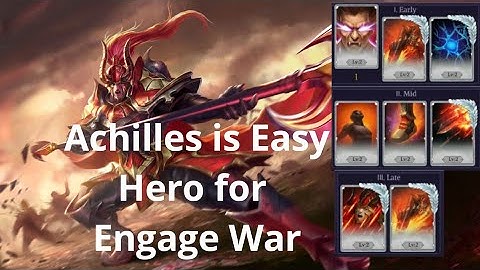 #LOA | Achilles is easy hero for Engage War! | Legends Of Ace Highlight #10 Achilles