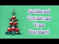 How to Solder a Rhinestone Christmas Tree Pendant