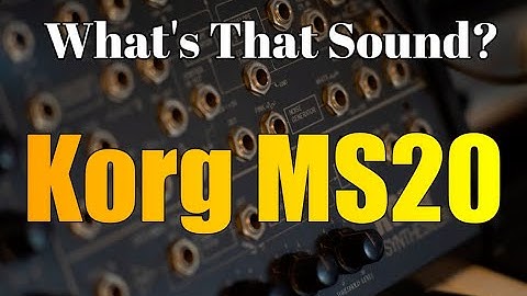 The Korg MS20: Uncovering Its lasting appeal.