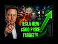 🚨 TESLA NEW $500 PRICE TARGET! TSLA, SPY, QQQ, ES, NQ, NVDA, AAPL, META BTC Predictions!