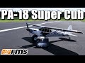 FMS 1300mm PA-18 Super Cub Maiden Flight • BEGINNER RC PLANE SERIES VIDEO 8
