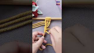 Macrame Tutorial Wave Knot #macrame #knots #diy #wave #tutorial