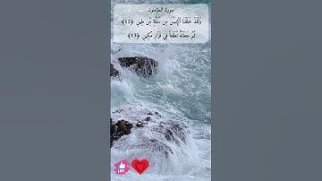 ولقد خلقنا الإنسان من سلالة من طين | سورة المؤمنون #دعاء_ورسالة