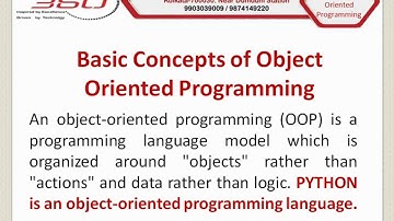 CBSE Class-12 Computer Science: CONCEPTS OF OOPS IN PYTHON