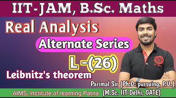 B.Sc.-2 | Series | Lec.-26 | Leibnitz