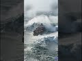 This wave didn’t just hit the ship… it swallowed it. 🌊#ocean #ship #storm #shorts #youtubeshorts
