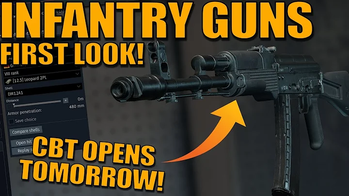 INFANTRY PUSHED to TOMORROW! BUT... FIRST LOOK on the guns in the hangar! - War Thunder