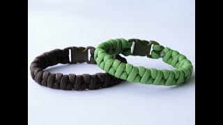 How to Make a Simplified Half Weave Borneo Fishtail Paracord Survival Bracelet