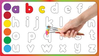 ABC for Kids | Alphabet writing for kids | A to Z | Write the alphabet along the dotted line #abcd