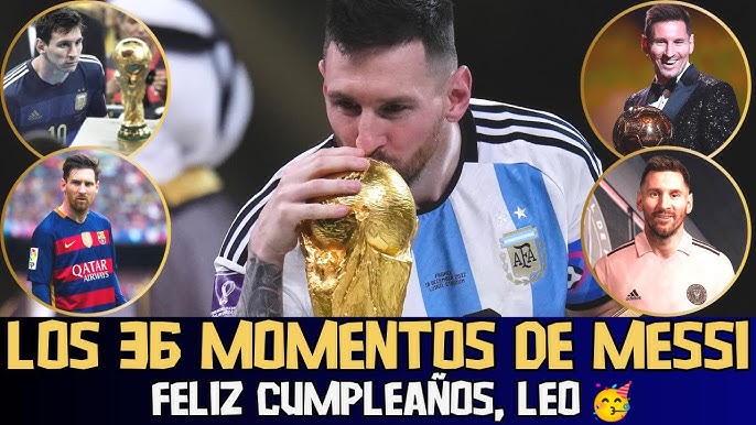 VIDEO HOMENAJE: Los 36 MOMENTOS de la VIDA de LIONEL MESSI / ¡Feliz cumpleaños, Leo! - YouTube