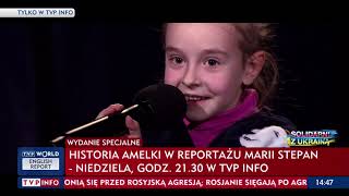 Wzruszający dokument Marii Stepan o 7-letniej Amelii z Kijowa w niedzielę o godz. 21.30 w TVP Info