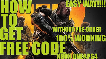 Call of Duty Black Ops 4 PS4 Xbox One beta codes How to get FREE 2018