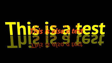 Example of reflections on text in Motion 5