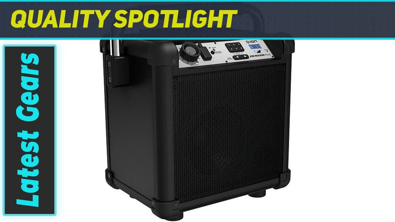 ION Audio Job Rocker Plus | Portable Bluetooth Speaker Review - YouTube