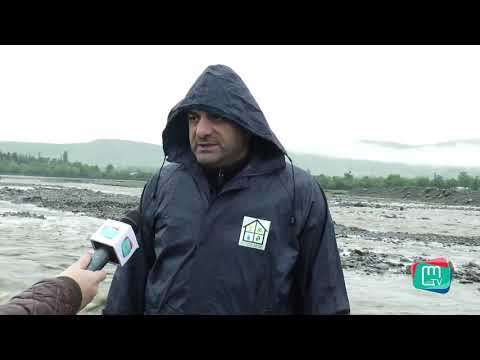 სტიქია ლაგოდეხში, მდინარე კაბალი ადიდდა