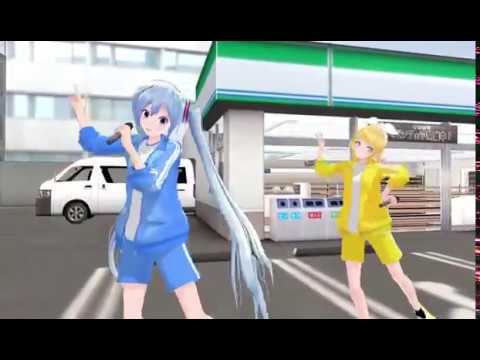 【MMD】カラフル×メロディ【初音ミク・鏡音リン】
