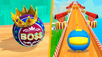👊BOSS Ball Going Balls Vs Sky Ball Jump (Levels 34-35 ) 😁New Mobile Update Gameplay #5