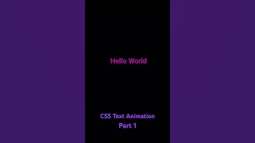 CSS Text Animation Part 1 : Color Change📚📚 #begginers #css3 #cssanimation #css3course #css