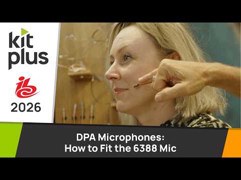 DPA Microphones: How to Fit the New 6388 Headset Microphone | IBC2026