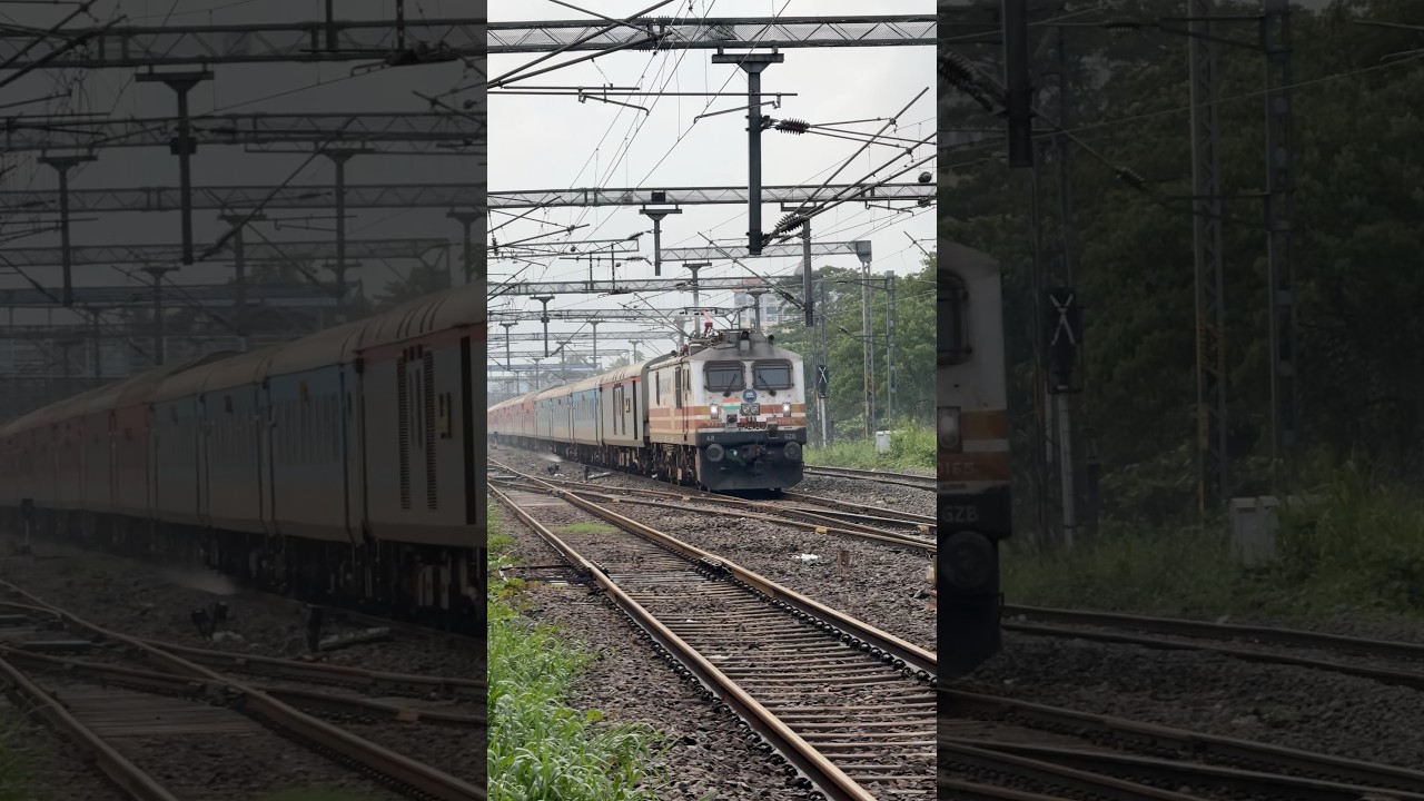 GZB WAP 5 LTT TVCN Garib Rath Express | Indian Railways