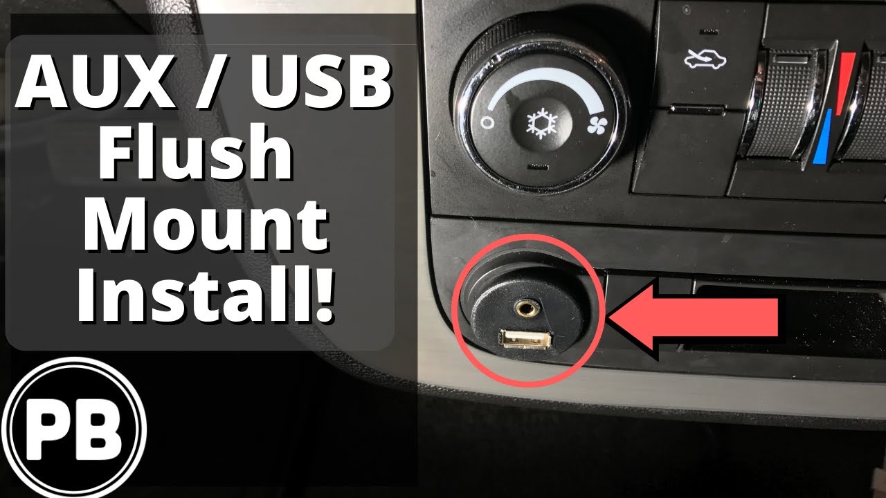 Van Afleiding Meetbaar How To Install A USB / AUX Input Adapter To An Aftermarket Radio - YouTube