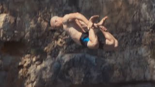 Extreme Cliff Jumping & Rope Swing in Croatia