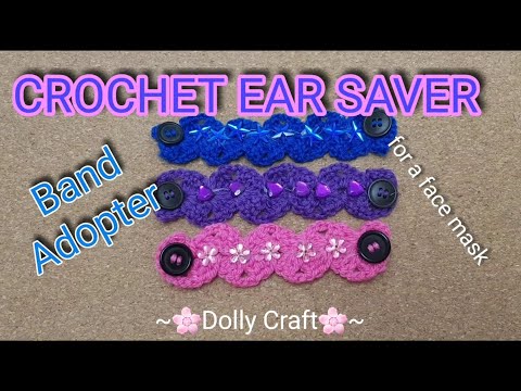 sujetador de mascarilla a crochet