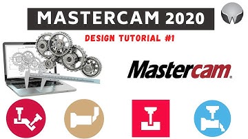 Mastercam 2020 for Beginners 2D Wireframe Design #1