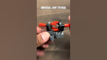 LEGO Technic Custom Universal Joint Tutorial & Test