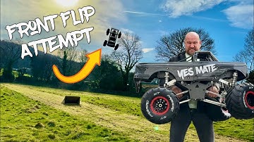 World Biggest RC Car Front Flip Attempt