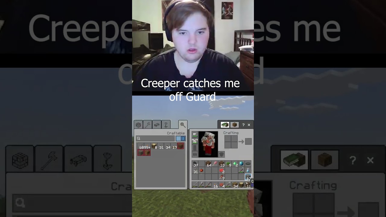 Creeper Surprise #minecraft #funny #creeper