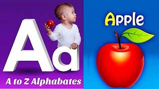 Phonics Song with TWO Words - A For Apple - ABC Alphabet Songs with Sounds for Children