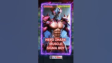 HERO ZHARK MUSCLE SIGMA BOY 💪😂 | CHHUNNA MLBB | Next hero ? #mlbb #muscle #shortvideo #shorts #sigma
