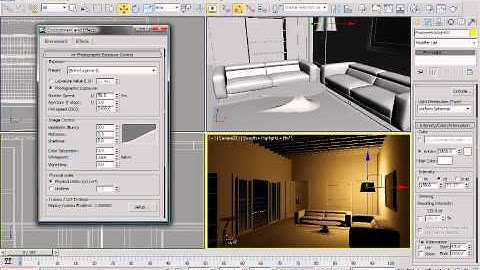 Study 3DMax by Mr. Aaron F.Ross 06 09  Setting the exposure whitepoint