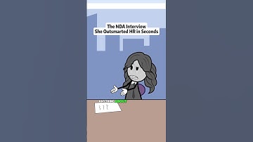 The NDA interview she outsmarted HR in seconds #animations #manager
