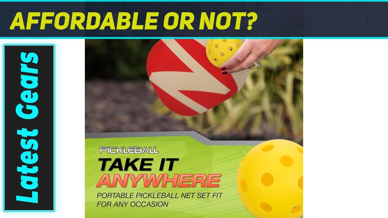 `ZUME GAMES Portable Badminton Set: Amazing Instant Court Anywhere ...