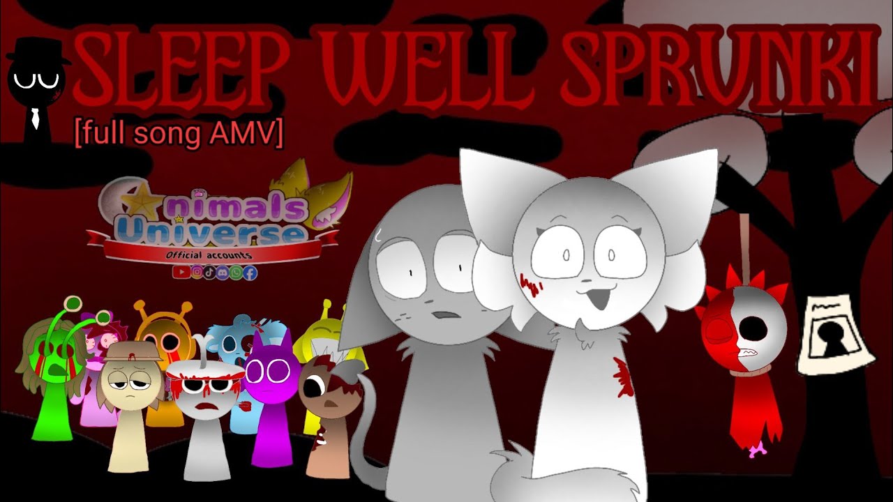Sleep well Sprunki Incredibox [AMV] Full Song by : @CG5 [BW/GW/FW]