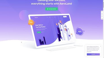 AeroLand - App Landing Software Website WordPress Theme  Lenox Sachev