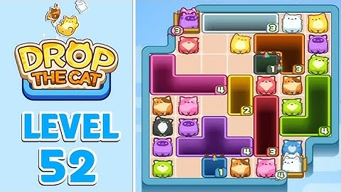 Drop The Cat Level 52 Walkthrough Solution