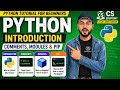 Python Tutorial for Beginners | Introduction, Comments, Modules &amp; PIP Explained