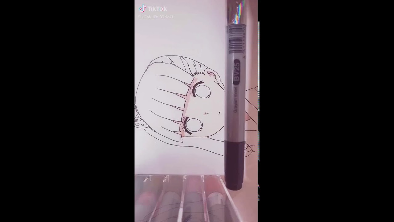 The TikTok anime art color - YouTube