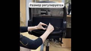 Подушка-валик Save&Soft болстер черный 40*20*10см в пэ пакете