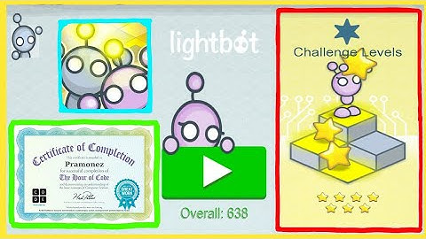 Lightbot Programming Puzzles - CHALLENGE All Levels