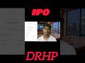 IPO me DRHP kya hota hai
